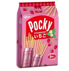 일본 포키 딸기초코칩쿠키 78g  Banh quy phu SCL vi dau Pocky Strawberry 78g