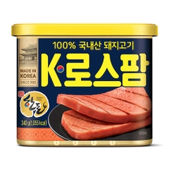 롯데 K 로스팜 340g LOTTE Thit hop