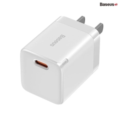 베이스어스 고속 충전기 (화이트) GaN 30W BASEUS Sac nhanh GaN 3 30W (white)