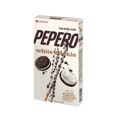 롯데 화이트 쿠키 빼빼로 32g Banh que Lotte Pepero white Cookie 32g