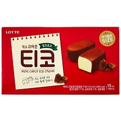 롯데 티코 밀크초코 LOTTE Kem socola sua