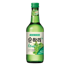 롯데 처음처럼 순하리 청포도 소주 12% 360ml LOTTE Chumchurum vi nho xanh