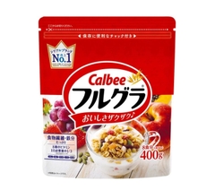 일본 가루비 과일맛 시리얼 400g CALBEE Ngu coc Nhat vi hoa qua