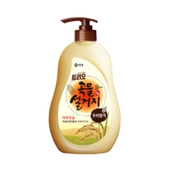 애경 트리오 곡물용기(쌀겨) 750ml TRIO Nuoc rua bat huong cam gao