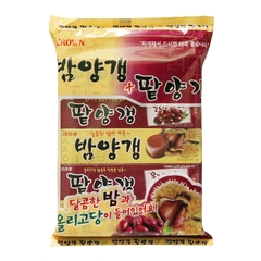 크라운 연양갱밤+팥10번들 Keo thach hat de + dau do