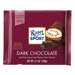 독일 리터스포트 다크 초콜릿 50% 코코아 100g RITTER Socola den 50% cacao