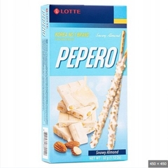 롯데 스노우 아몬드 빼빼로 32g LOTTE Pepero snowy almomd