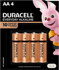 듀라셀 알카라인 건전지 AA 4개입 Duracell everyday alkaline AA4