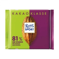 독일 리터스포트 카카오셀렉션 인텐스 81% 100g RITTER Socola den 81% cacao