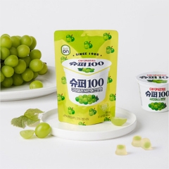 HY 잇츠온 야쿠르트 슈퍼100 구미젤리 샤인머스켓맛 50g EATS ON Keo deo vi nho xanh