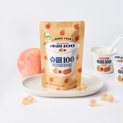 HY 잇츠온 야쿠르트 슈퍼100 구미젤리 복숭아맛 50g Eatson keo deo cherry vi dao