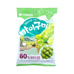 오리온 마이구미 청포도 79g ORION Keo deo vi nho xanh