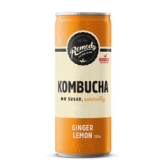 호주 레미디 오가닉 콤부차 진저 레몬 무가당 250ml Kombucha co ga vi chanh gung