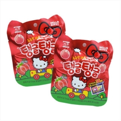 서주 탱글탱글 딸기맛 젤리 헬로키티 우표 스티커 40g Keo deo hello kitty vi dau