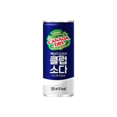 한국 코카콜라 캐나다 드라이 클럽 소다 250ml Nuoc club soda
