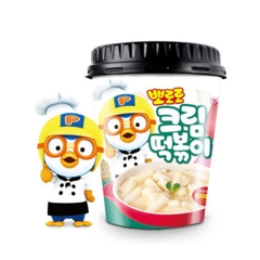 뽀로로 크림 떡볶이 115g Banh gao Pororo sot kem