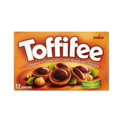 토피피 캐러멜 헤이즐넛 초콜릿 캔디 125G TOFFIFEE Keo socola caramel hat de