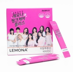 경남제약 레모나 피부 비타민 핑크케어플러스 트와이스 2g*60포 Keangnam Chaeyak lemona tiwce Vitamin c lam sang da 2g*60 goi