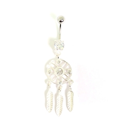 Khuyên Rốn Bạc 0069