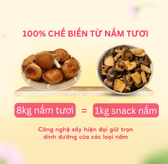 Nấm mix sấy giòn