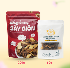 Nấm mix sấy giòn