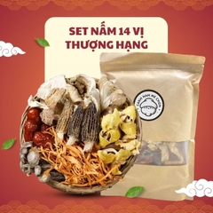 Set nấm khô 14 vị thượng hạng