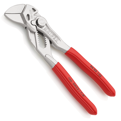Bộ kìm kẹp 8603125 và kìm mỏ quạ 8701125 mini kèm túi đeo hông Knipex 002072V04