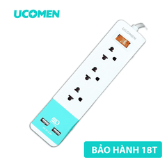 Ổ điện an toàn sạc USB 2.4A Ucomen PMS-VN1-03KSU2