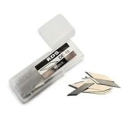 Lưỡi dao rọc giấy 2 đầu xéo 30 độ cho dao D (hộp 48 cái) Kds DB-48