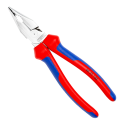 Kìm mũi nhọn mạ chrome, cộng lực 185mm Knipex 08 25 185