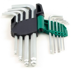 Bộ lục giác bi loại dài 9 chi tiết hệ mét Sata 9105A