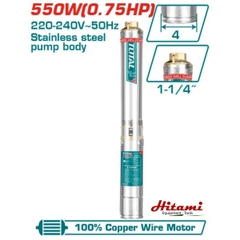 Máy bơm giếng sâu 550W Total TWP55501