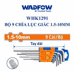 Bộ 9 chìa lục giác 1.5-10mm Wadfow WHK1291