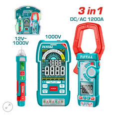 Bộ combo 3 dụng cụ kiểm tra điện Total TOS24069