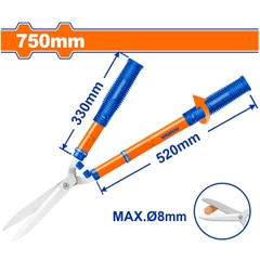 Dụng cụ cắt tỉa hàng rào 750mm Wadfow WPR1E90