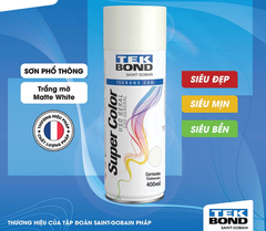 Sơn đa năng Tekbond trắng mờ - matte white