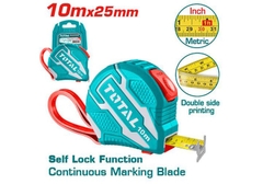 Thước kéo 10M thép nền vàng hệ mét & inch TMT1262101