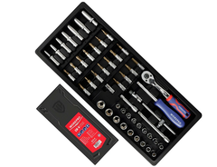 Bộ đầu tuyp 1/4inch 50 chi tiết Workpro WP209038