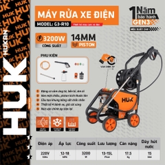 MÁY XỊT RỬA XE CÓ CHỈNH ÁP (GEN3) HUKAN G3-R10