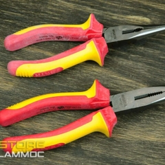 Kìm mỏ nhọn cách điện 1000v 8inch Sata 70132