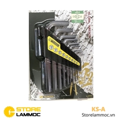 Bộ lục giác thẳng loại ngắn 1.5-10mm Tsunoda KS-A