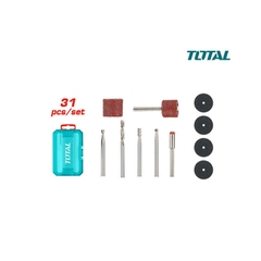 Bộ 31 mũi máy mài khuôn mini cốt 3.2mm Total TAKMG1030