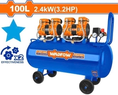 Máy nén khí không dầu 100L/2×1200W (3.2HP) Wadfow WAP2R41