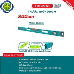 Thước thủy 200cm không từ Total TMT220028