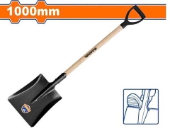 Xẻng thép vuông cán gỗ 1000mm Wadfow WSE1317