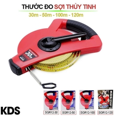 Thước kéo (cuộn) dài 50m sợi thủy tinh KDS SGR-1250
