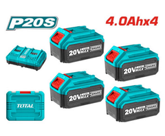 Bộ 4 pin và 1 sạc P20S Total TFBCLI20244