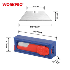 Bộ 10 lưỡi dao rọc cáp Workpro WP213002