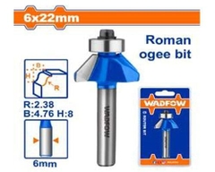 Mũi phay gỗ đánh chỉ cổ điển 6x6x22mm WADFOW WRG5401
