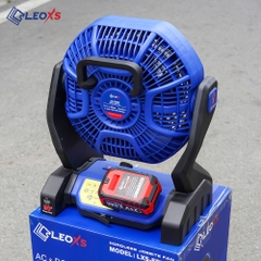 Thân máy quạt bàn dùng pin M21 Leoxs LXS-EF1038